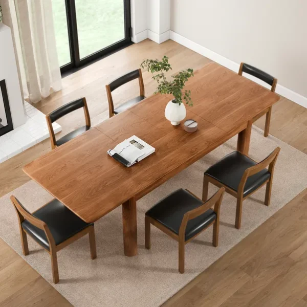 31034776_alt04 Aylesford Dining Chair, Oak and Faux Leather